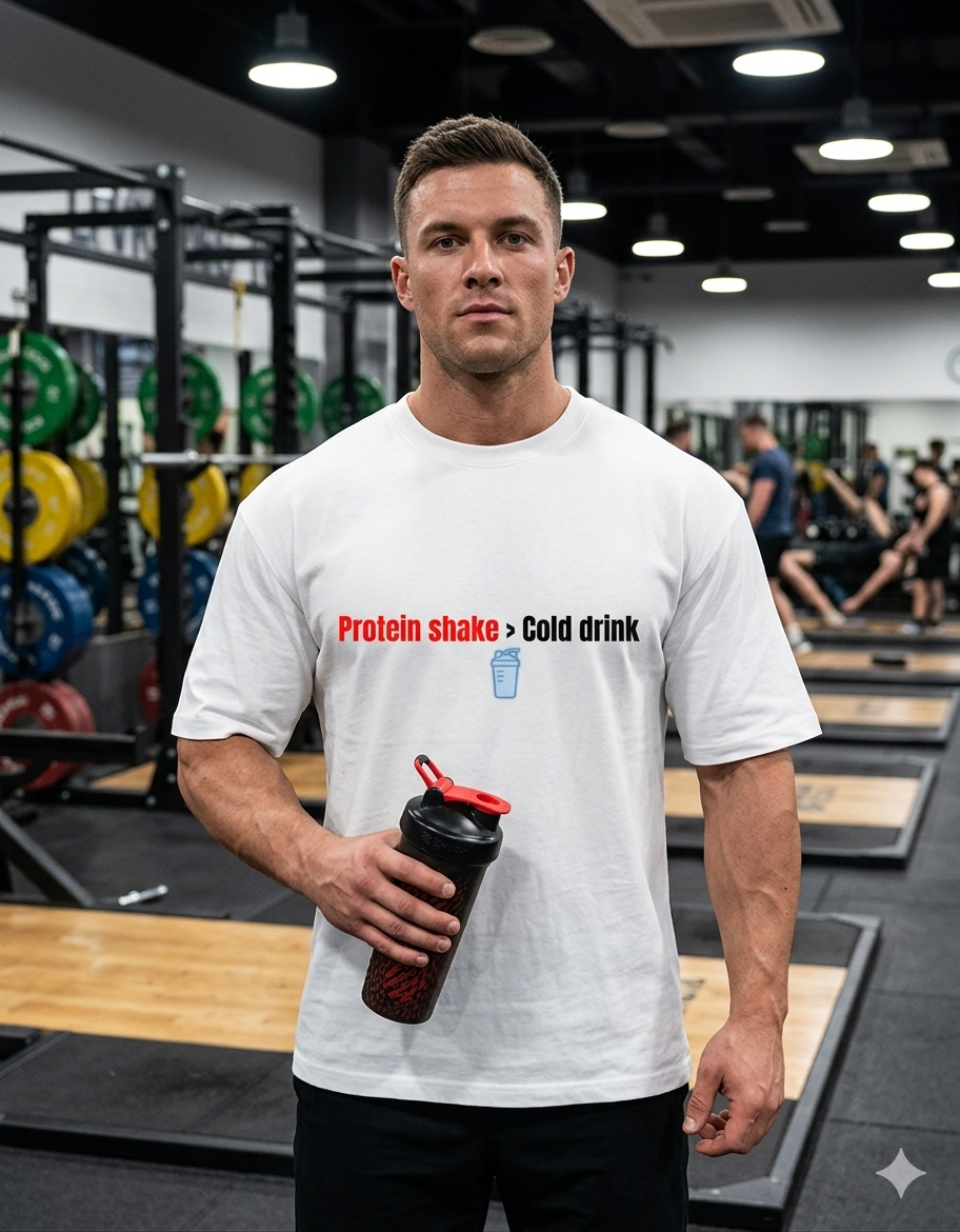 Oversized Gym T-Shirt – Premium Pump Cover